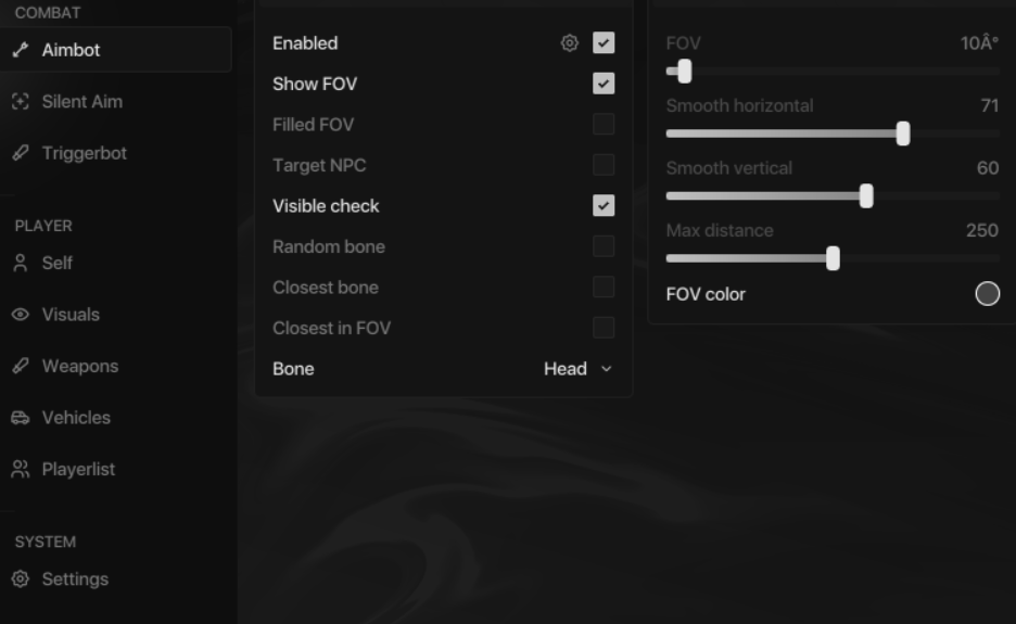 Moncler in-game menu